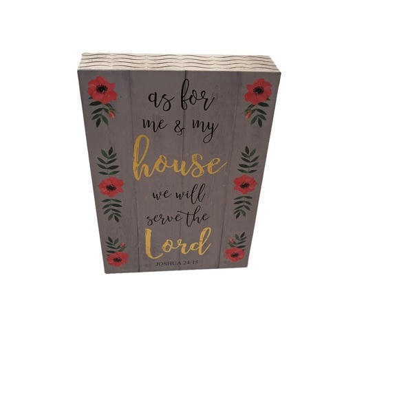 Belle Madison Art Box Joshua 24:15 NWOT - Picture 2 of 3